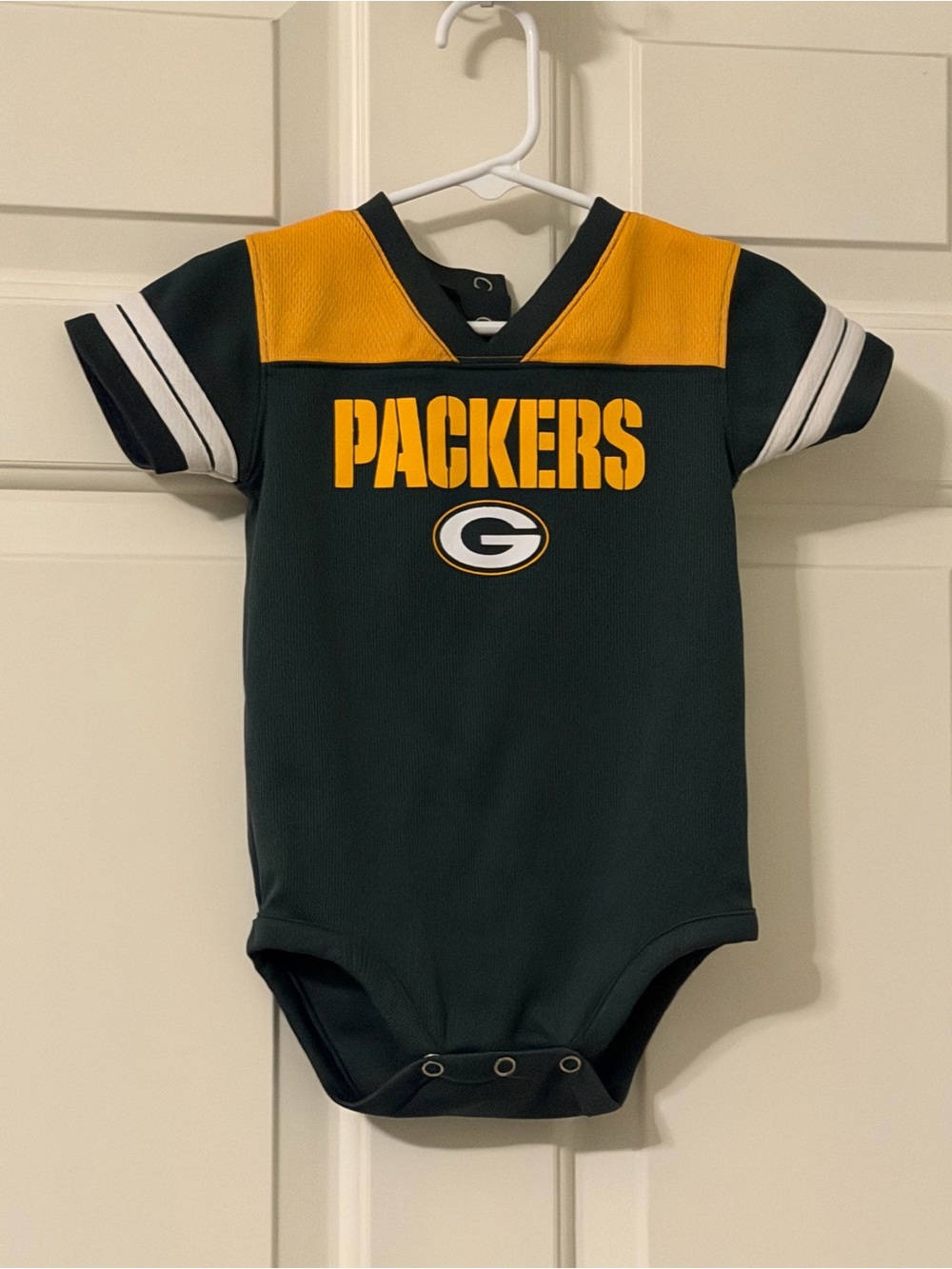 NFL Green and Gold Packers Baby One-Piece Bodysuit